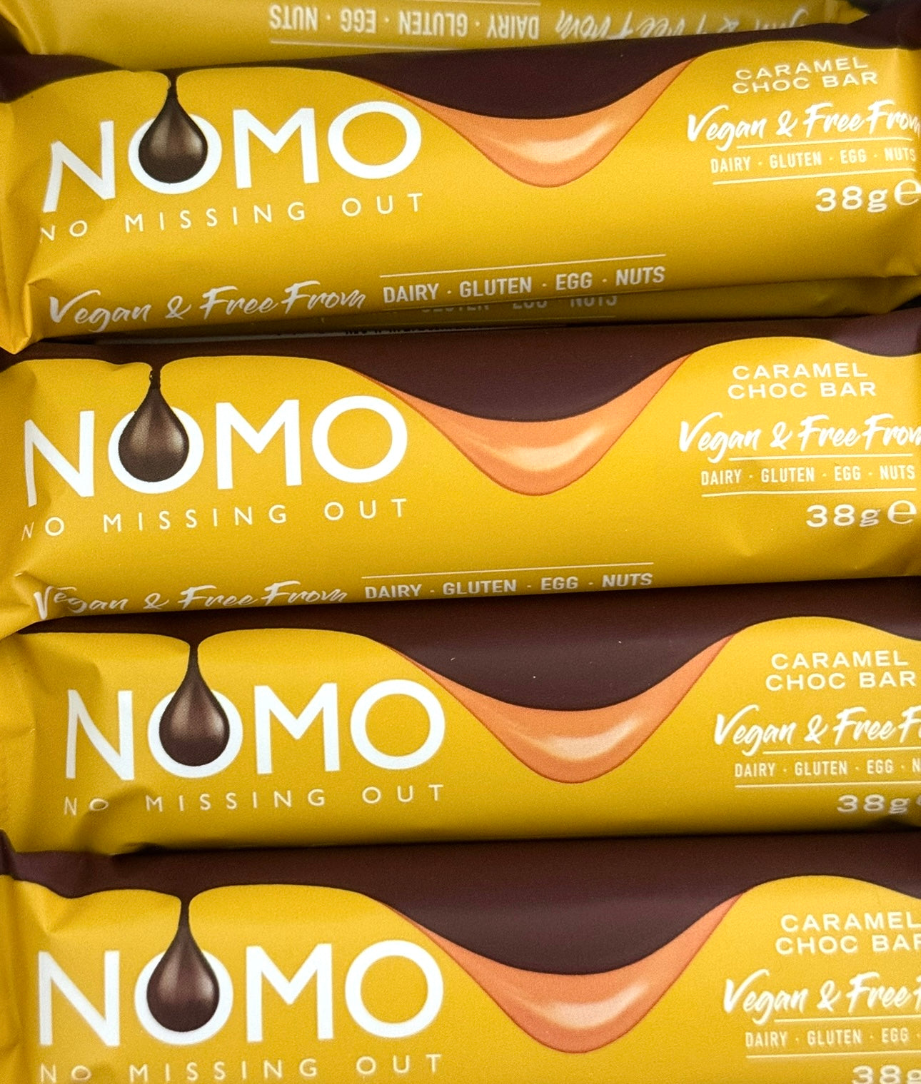 Nomo Vegan Caramel Chocolate Bar