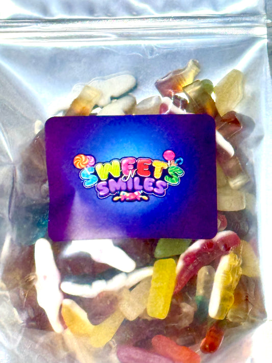 Branded Sweets n Smiles 500g bag of mixed gummy sweets 