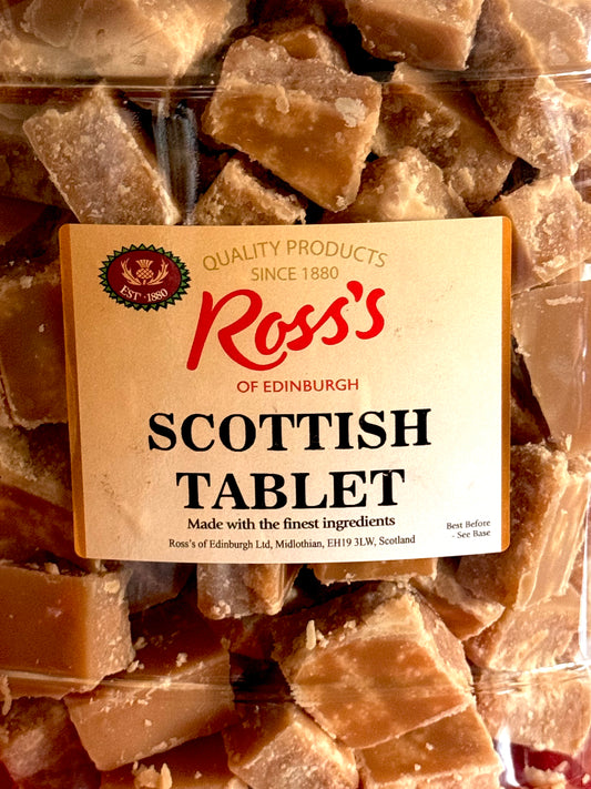 Ross’s of Edinburgh Scottish tablet in a jar 